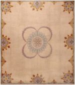 Antique European Continental Rug 71507 by Nazmiyal Antique Rugs