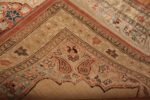 Back Of Antique Silk Persian Tabriz Rug 71488 by Nazmiyal Antique Rugs