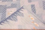 Back Of Modern Swedish Inspired Flat Woven Fish Design Area Rug 60899 by Nazmiyal Antique Rugs