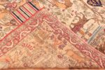 Back Of Antique Persian Pictorial Kerman Rug 71198 by Nazmiyal Antique Rugs