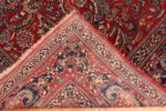 Back Of Striking Antique Persian Isfahan Rug 71119 by Nazmiyal Antique Rugs