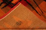 Back View Of Vintage Art Deco Rug 71486 by Nazmiyal Antique Rugs