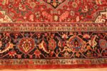 Border Of Antique Heriz Persian Rug 71498 by Nazmiyal Antique Rugs
