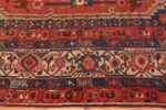 Border Of Antique Persian Serapi Area Rug 71126 by Nazmiyal Antique Rugs
