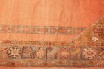 Border Of Antique Turkish Oushak Prayer Rug 71110 by Nazmiyal Antique Rugs