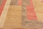 Border Of Colorful Modern Moroccan Area Rug 60997 by Nazmiyal Antique Rugs