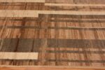 Border Of Nature Inspired Colors Modern Moroccan Rug 61003 by Nazmiyal Antique Rugs