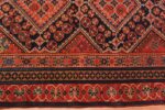 Border Of Antique Persian Qashqai Runner Rug 71098 by Nazmiyal Antique Rugs
