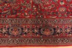 Border Of Striking Antique Persian Isfahan Rug 71119 by Nazmiyal Antique Rugs