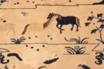 Close Up Of 18th Century Antique Chinese Animal Rug 71026 by Nazmiyal Antique Rugs