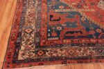 Corner Of Antique Persian Serapi Area Rug 71126 by Nazmiyal Antique Rugs