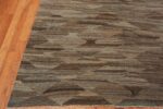 Corner Of Tones Modern Flat Weave Rug 60498 by Nazmiyal Antique Rugs
