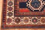 Corner Of Superb Antique Caucasian Kazak Runner 71160 by Nazmiyal Antique Rugs