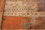 Corner Of Vintage Paul Klee Scandinavian Art Rug 71513 by Nazmiyal Antique Rugs
