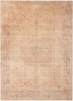Decorative Vintage Silk Tabriz Persian Rug 71503 by Nazmiyal Antique Rugs