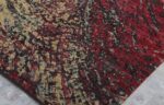 Detail Of Abstract Colorful Modern Transitional Rug 61029 by Nazmiyal Antique Rugs