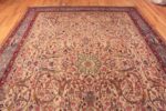 Detail Of Antique Persian Tehran Area Rug 71106 by Nazmiyal Antique Rugs