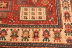 Detail Of Antique Tribal Caucasian Karachopf Kazak Area Rug 71242 by Nazmiyal Antique Rugs