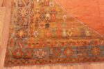 Detail Of Antique Turkish Oushak Prayer Rug 71110 by Nazmiyal Antique Rugs
