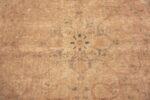 Detail Of Decorative Vintage Silk Tabriz Persian Rug 71503 by Nazmiyal Antique Rugs