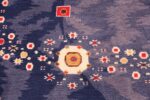 Detail Of Modern Silk And Wool Swedish Inspired Round Rug 60925 by Nazmiyal Antique Rugs