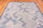 Detail Of Modern Swedish Inspired Flat Woven Fish Design Area Rug 60899 by Nazmiyal Antique Rugs