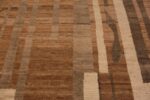Detail Of Nature Inspired Colors Modern Moroccan Rug 61003 by Nazmiyal Antique Rugs