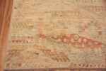 Detail Of Geometric Tribal Design Modern Moroccan Rug 60998 by Nazmiyal Antique Rugs