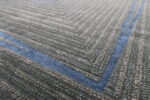 Detail Of Textured Modern Transitional Rug 61050 by Nazmiyal Antique Rugs
