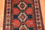 Detail Of Superb Antique Caucasian Kazak Runner 71160 by Nazmiyal Antique Rugs