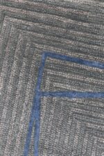 Detail Of Textured Modern Transitional Rug 61050 by Nazmiyal Antique Rugs