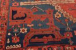 Detailed Of Antique Persian Serapi Area Rug 71126 by Nazmiyal Antique Rugs