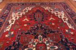 Details Of Vibrant Large Antique Persian Heriz Area Rug 71128 by Nazmiyal Antique Rugs