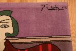 Details Of Vintage Pablo Picasso Scandinavian Art Rug 71499 by Nazmiyal Antique Rugs