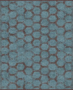 Geometric Design Modern Transitional Rug 61026 by Nazmiyal Antique Rugs