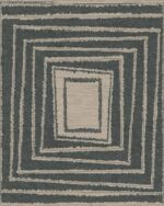 Geometric Design Modern Transitional Rug 61034 by Nazmiyal Antique Rugs