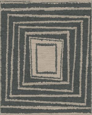 Geometric Design Modern Transitional Rug 61034 by Nazmiyal Antique Rugs