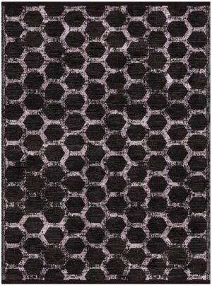 Geometric Modern Transitional Rug 61027 by Nazmiyal Antique Rugs