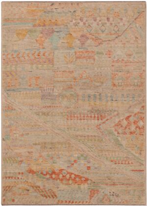 Geometric Tribal Design Modern Moroccan Rug 60998 by Nazmiyal Antique Rugs