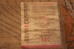 Label Of Vintage Paul Klee Scandinavian Art Rug 71513 by Nazmiyal Antique Rugs