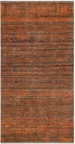 Border Of Modern Transitional Wabi Sabi Rug 60975 by Nazmiyal Antique Rugs