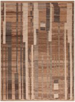Nature Inspired Colors Modern Moroccan Rug 61003 by Nazmiyal Antique Rugs