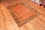 Side Of Antique Turkish Oushak Prayer Rug 71110 by Nazmiyal Antique Rugs