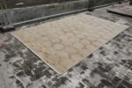 Side Of Geometric Modern Transitional Rug 61025 by Nazmiyal Antique Rugs