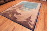 Side Of Antique Room Size Art Deco Chinese Rug 71127 by Nazmiyal Antique Rugs