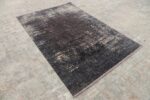 Side Of Textured Modern Transitional Rug 61018 by Nazmiyal Antique Rugs