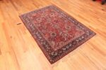 Side Of Splendid Antique Persian Isfahan Rug 71120 by Nazmiyal Antique Rugs