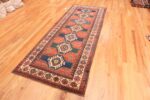 Side Of Superb Antique Caucasian Kazak Runner 71160 by Nazmiyal Antique Rugs