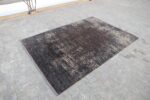 Side Of Textured Modern Transitional Rug 61018 by Nazmiyal Antique Rugs