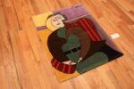 Side Of Vintage Pablo Picasso Scandinavian Art Rug 71499 by Nazmiyal Antique Rugs